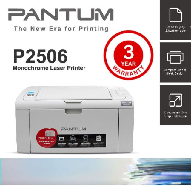 Pantum P2506 / P2506W Single Function Mono Laser Printer Using Toner 216. Shopee Malaysia