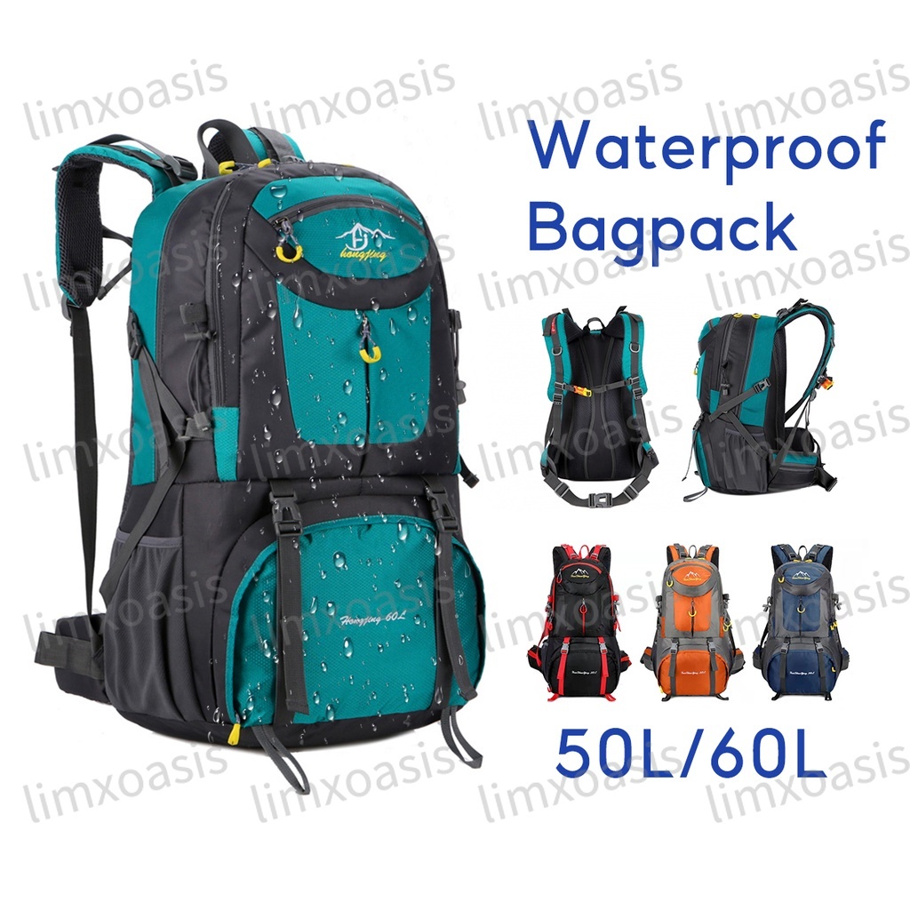 Limx PREMIUM Lightweight Waterproof Travel Backpack Large Capacity for Outdoor Sports Trekking Cycling Fishing Climbing