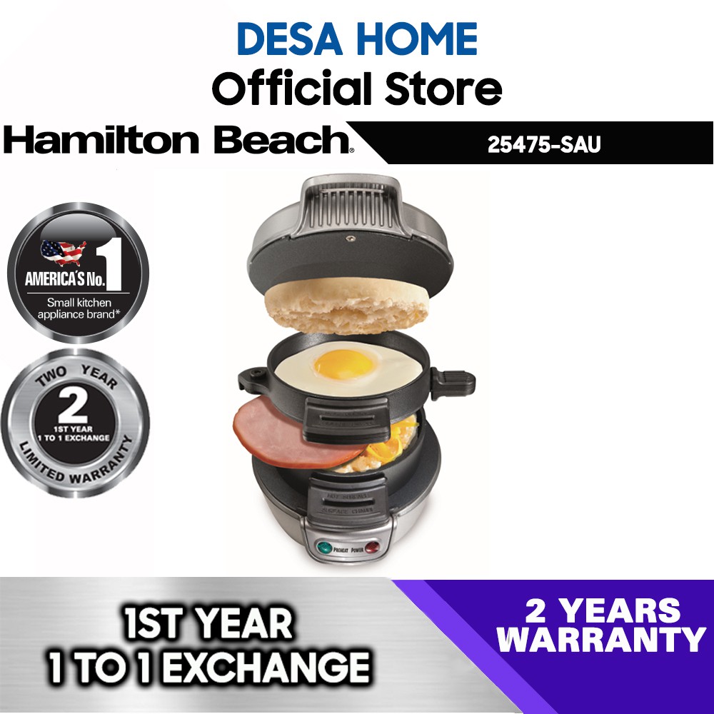 Hamilton Beach Breakfast Burger Sandwich Maker 25475SAU Parent SKU