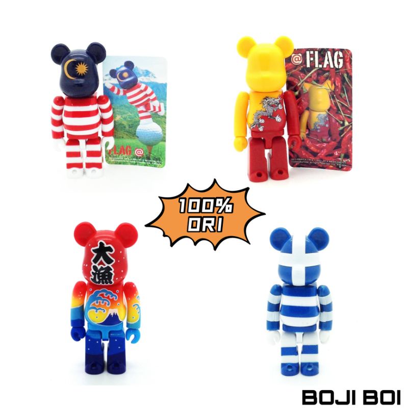 Original Medicom Toy Bearbrick 100% Blind Box Series Flag 7cm ...