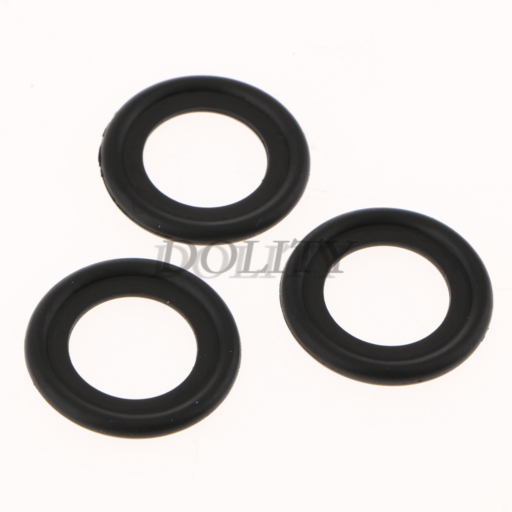 50Pcs M14 Rubber Oil Drain Plug Crush Washers Gaskets for Ford F5TZ