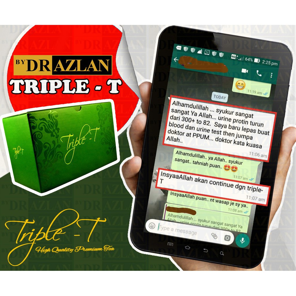 Triple T Bydrazlan New Trial Pack Shopee Malaysia