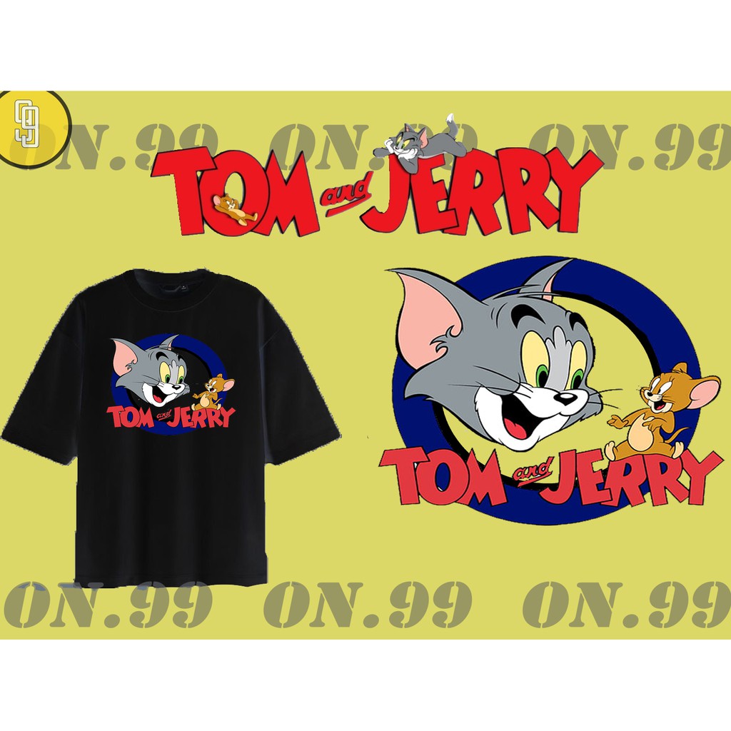 READY STOCK Tom And Jerry Cartoon Network Men's and women cotton  Short-sleeved Tshirt Hip Hop Round collar loose fashion | Shopee Malaysia