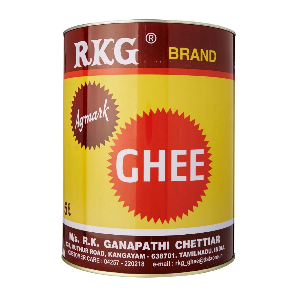 RKG GHEE Original Pack Pure Agmark Ghee 1 Litre (Minyak Sapi