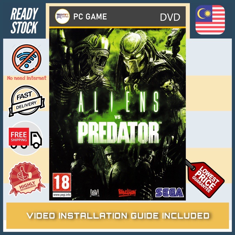 Pc Game Aliens Vs Predator Offline Dvd Shopee Malaysia