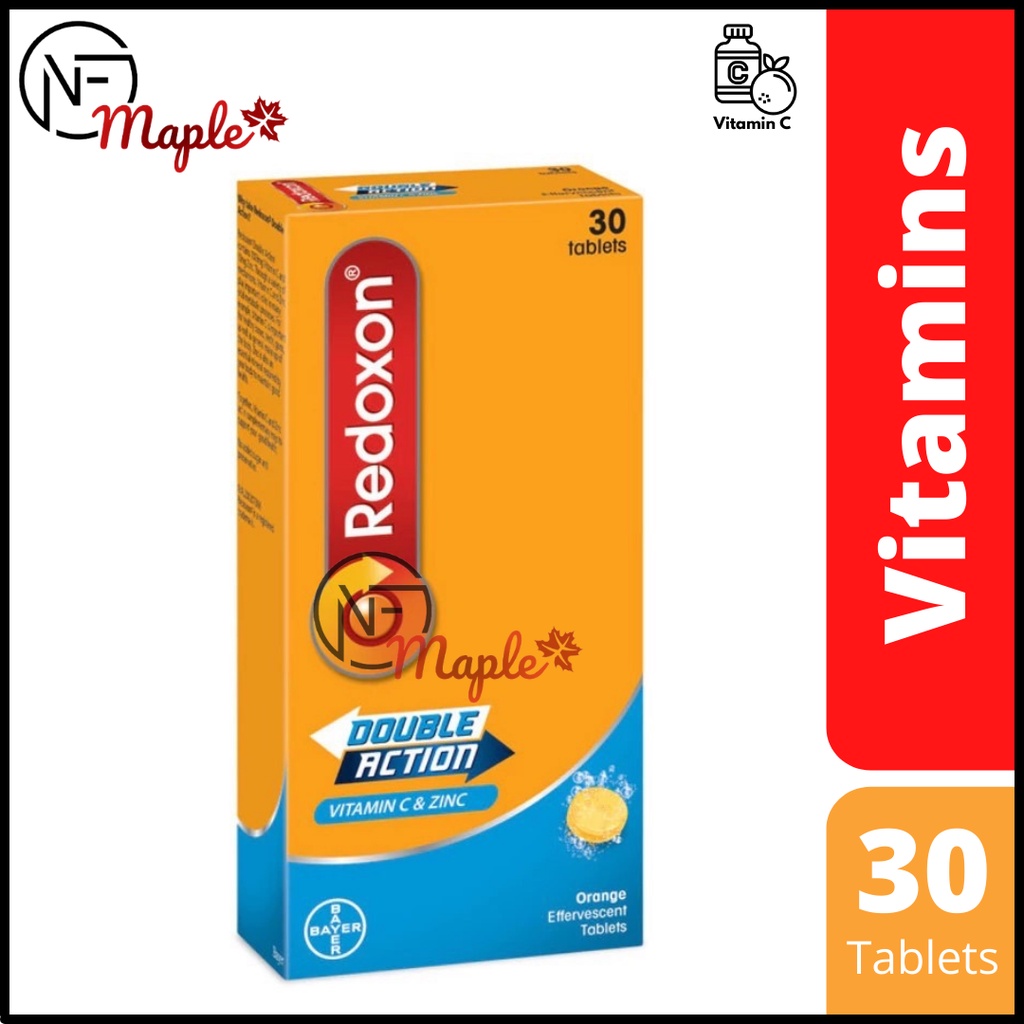 Nf Maple Redoxon Vitamin C Double Action 1000 Mg And Zinc 15 Tablets Shopee Malaysia