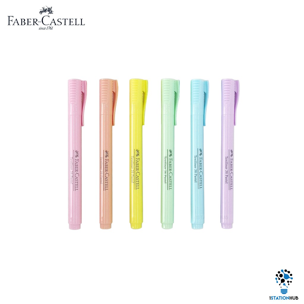 pastel highlighters faber castell