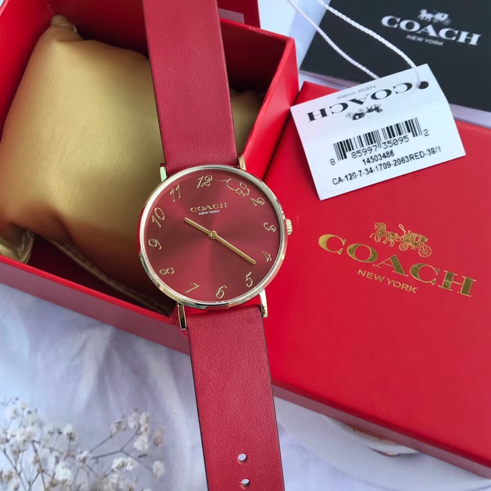 red coach watch