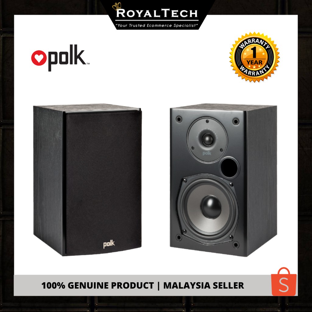 Polkaudio T15 Bookshelf Speakers Home Theater And Music Bookshelf