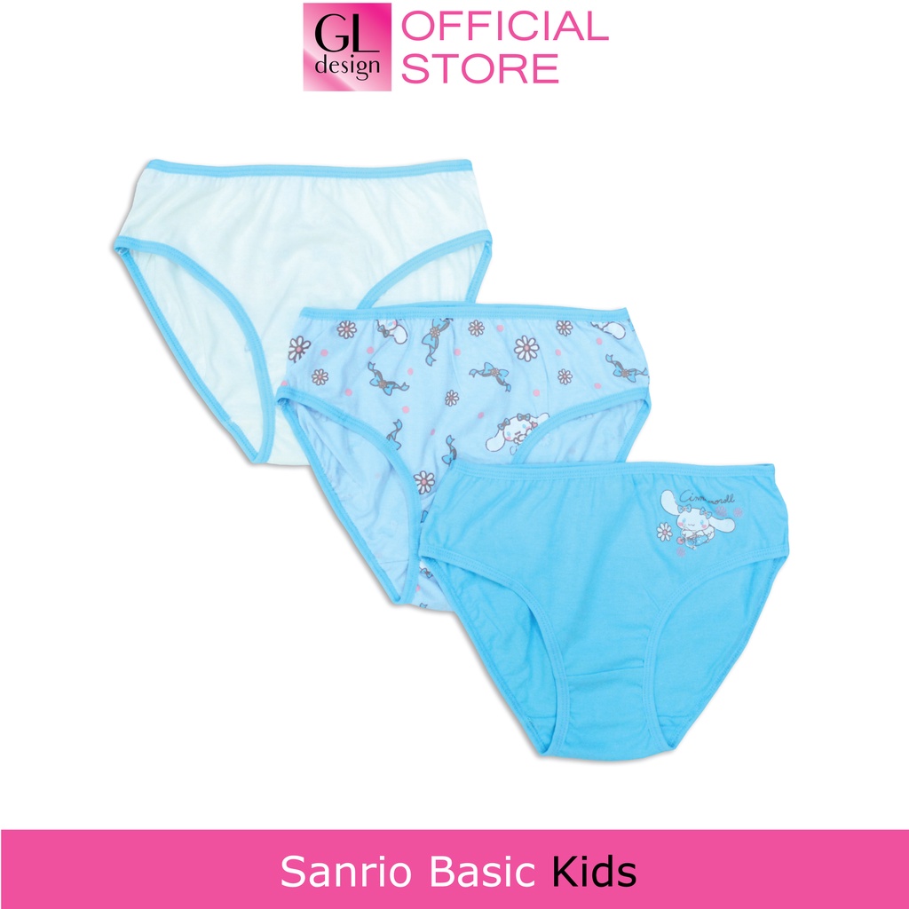 Sanrio Cinnamoroll Girl 3 in 1 Panties (4 - 12yrs) / 21360015 | Shopee ...