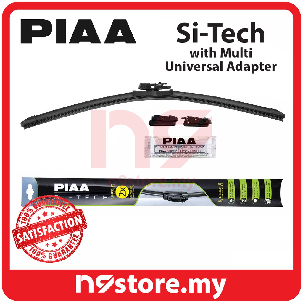 Silicone 475mm 19 Longer Lasting PIAA Si-Tech Front Wiper Single Blade 