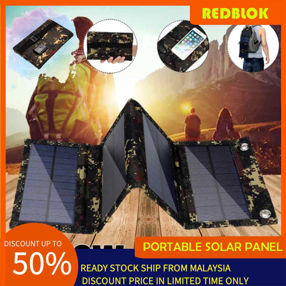 HOT ITEM Redblok Multipurpose Solar Panel Eco Friendly Foldable 1.2A 5v 10w Portable Solar Charger Pengecas SC-10 1