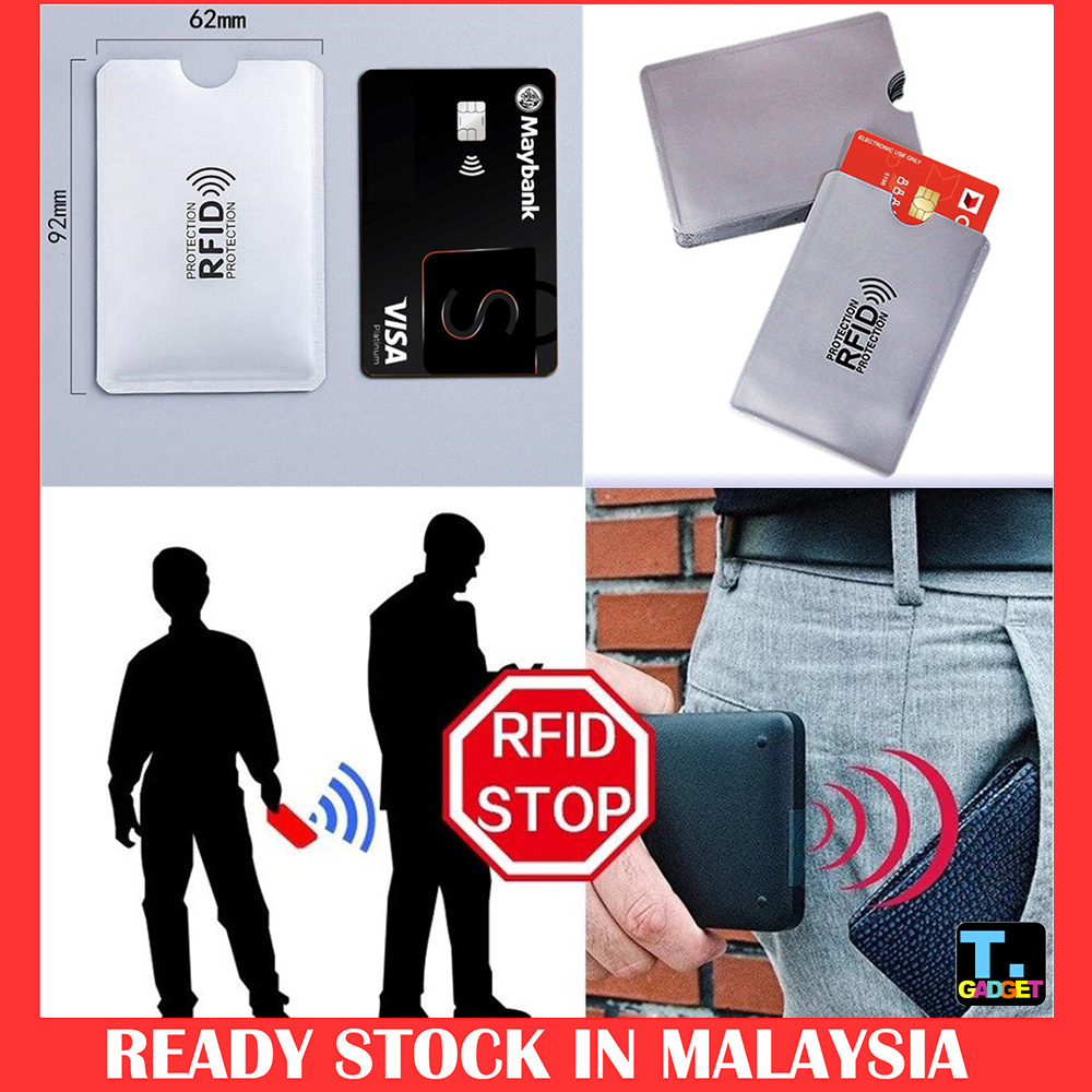 1pcs Smart Safety AntiTheft Card Case RFID Blocking ID Card Holder
