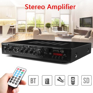 【Ready Stock】220V 720W 4 ohm 5CH Bluetooth Stereo AV Surround Amplifier+RC karaoke Cinema