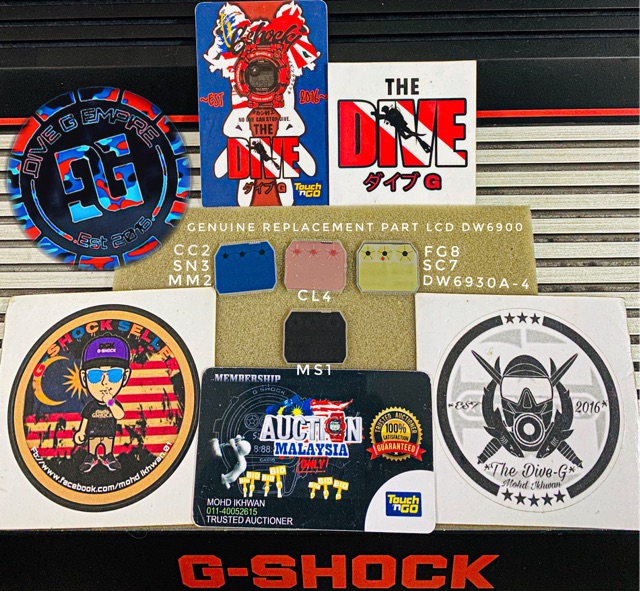 g shock lcd replacement