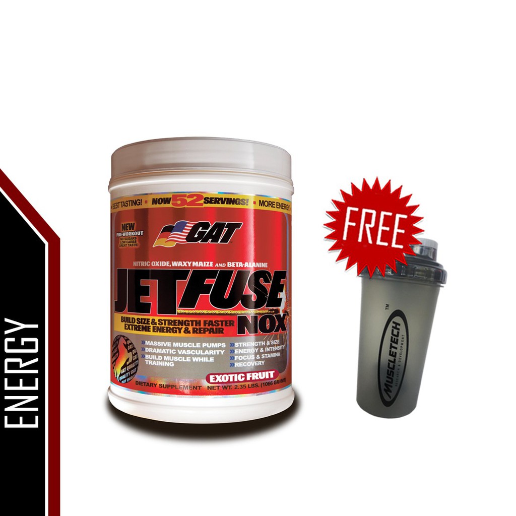 28  Gat jet fuel pre workout with Machine