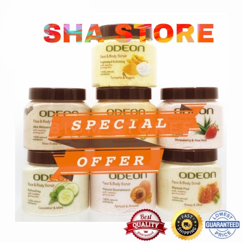 Odeon Face and Body Scrub 300ml Shopee Malaysia