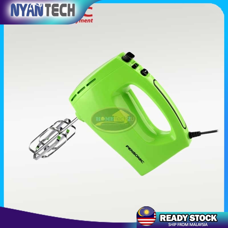 Pensonic Hand Mixer Pemutar Telur Tepung Kek PM-116(G) Green | Shopee ...