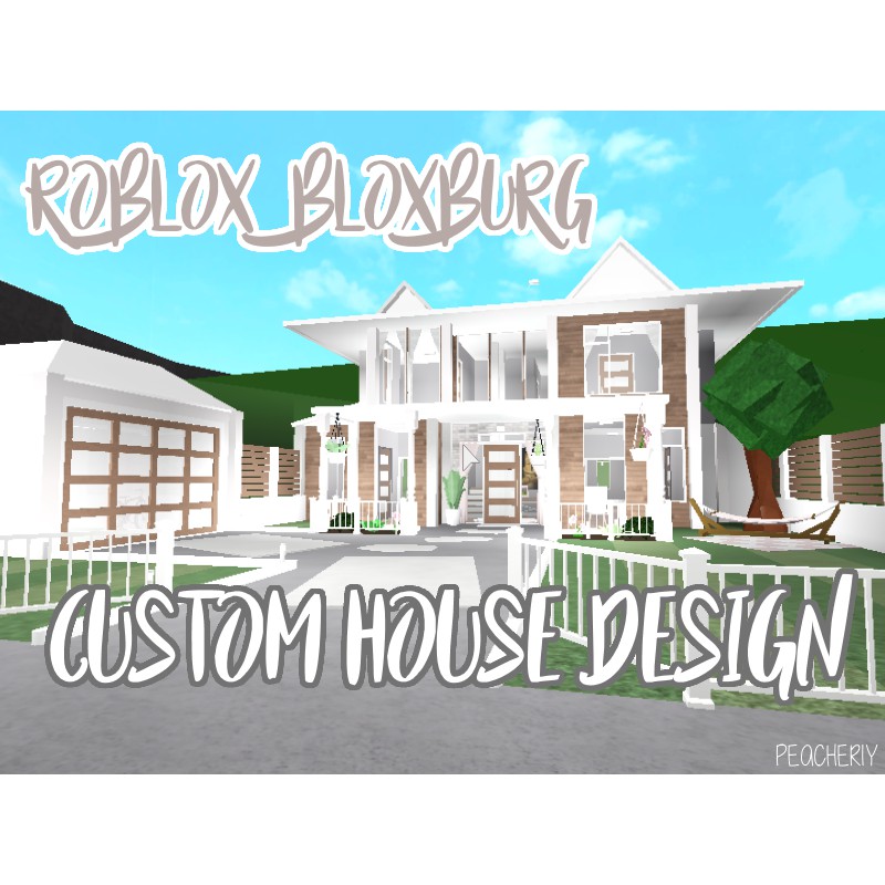 Roblox Bloxburg Custom House Design Shopee Malaysia - roblox bloxburg houses photos