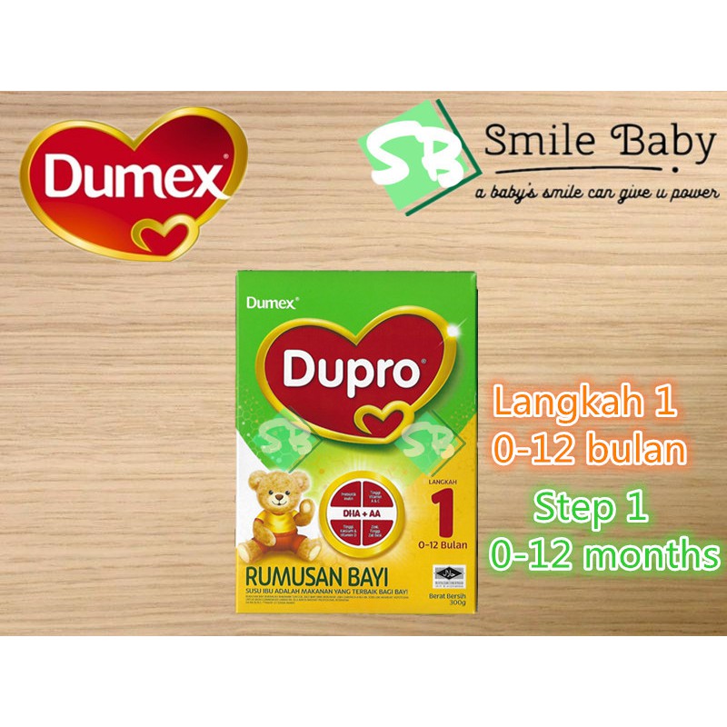 Dupro Langkah 1 300g 0 12 Bulan Step 1 Exp 09 22 Shopee Malaysia