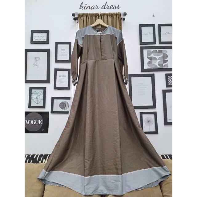 thick satin dress