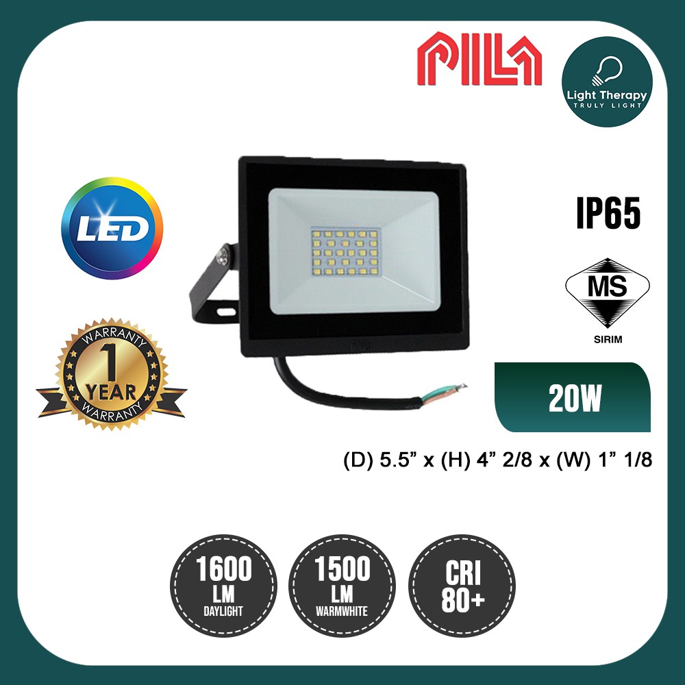 PILA LED Floodlight Spotlight 20w | 30w | 50w | 70w | 100w | 150W | 200W LED  Outdoor Landscape IP65 Waterproof | Shopee Malaysia