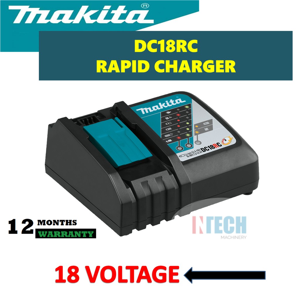 MAKITA DC18RC RAPID CHARGER | Shopee Malaysia