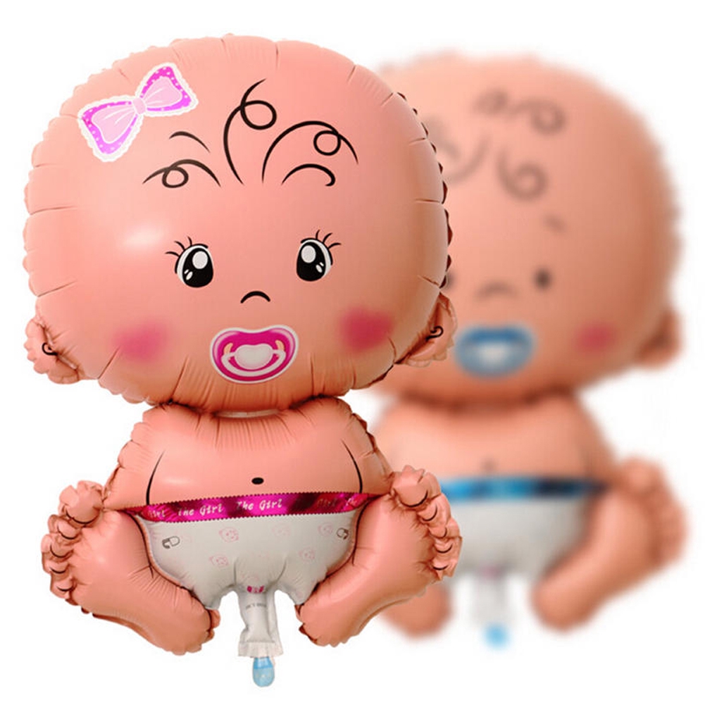 Binjia Baby Shower Foil Giant Christening Supershape Balloons