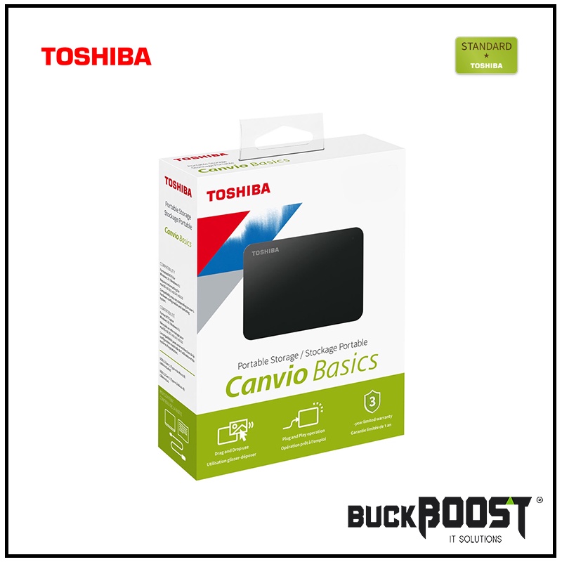 Toshiba Canvio Basics 2TB Portable USB 3.0 External Hard Drive