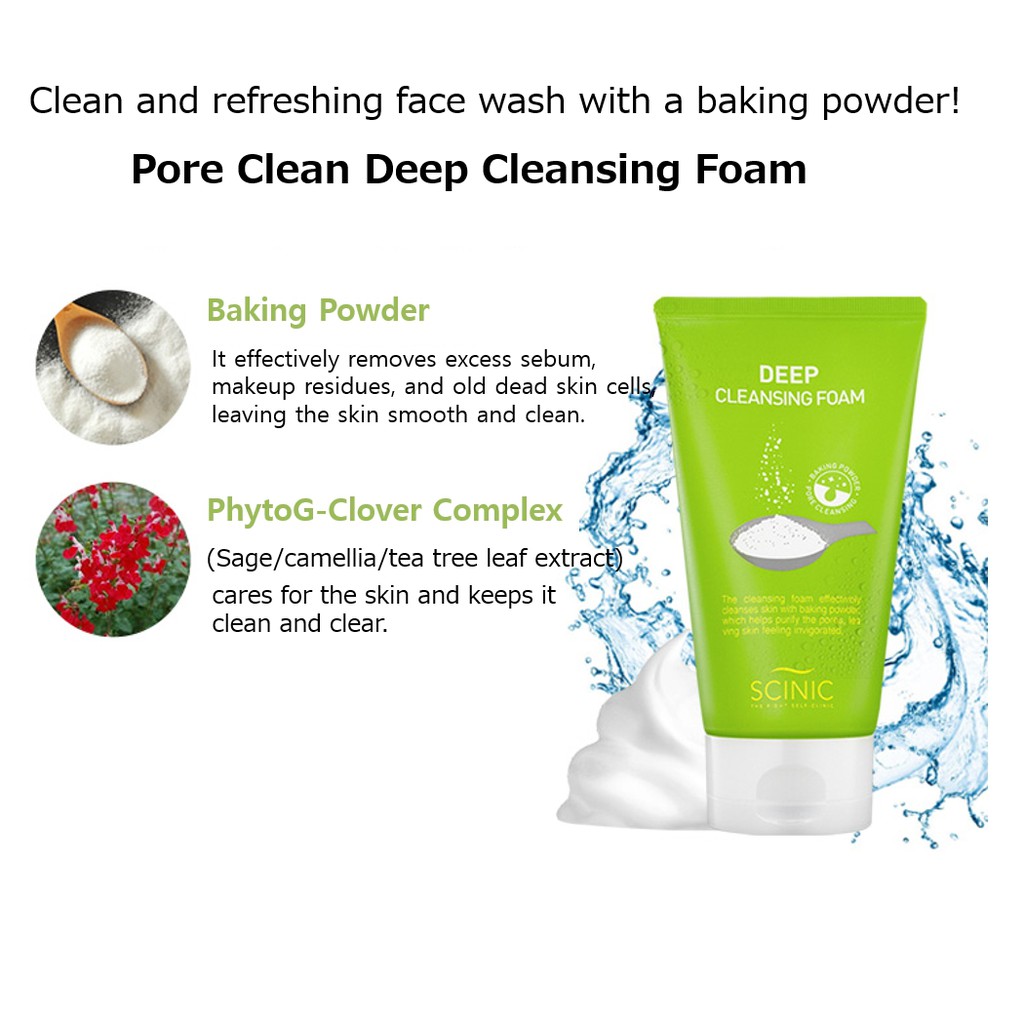 deep cleansing foam scinic