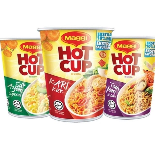 Original From Malaysia Maggi Hot Cup Instant Noodles My Xxx Hot Girl