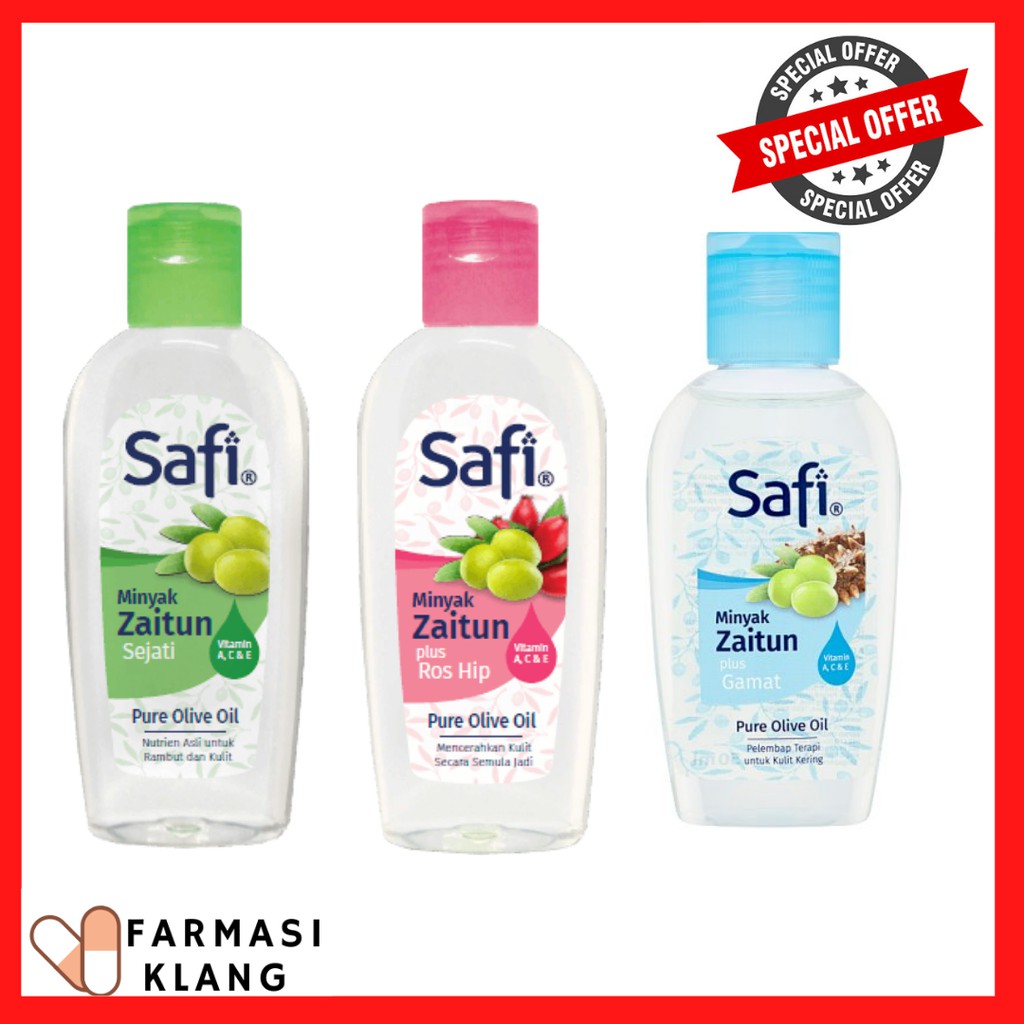 Safi Minyak Zaitun 50ml150ml 180ml