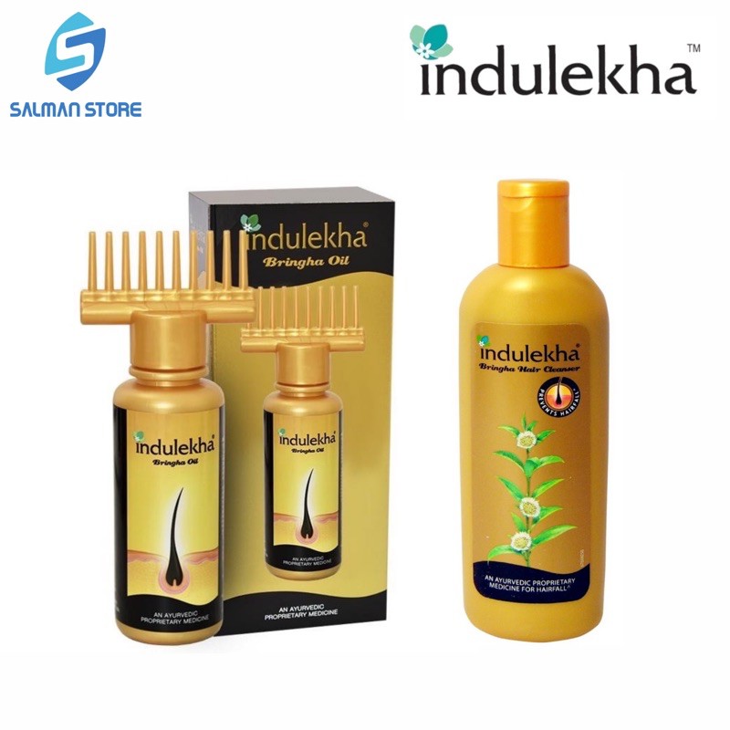 Indulekha Bringha Hair Oil 100ml / Indulekha Shampoo Anti HairFall