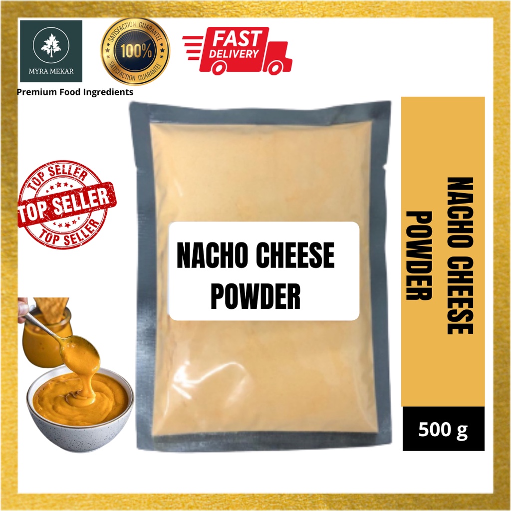 Myra Mekar Nacho Cheese Powder Original Serbuk Keju Nacho Dip Sauce Cheesy Wedges KFC Original Cheese Sauce Hot & Spicy