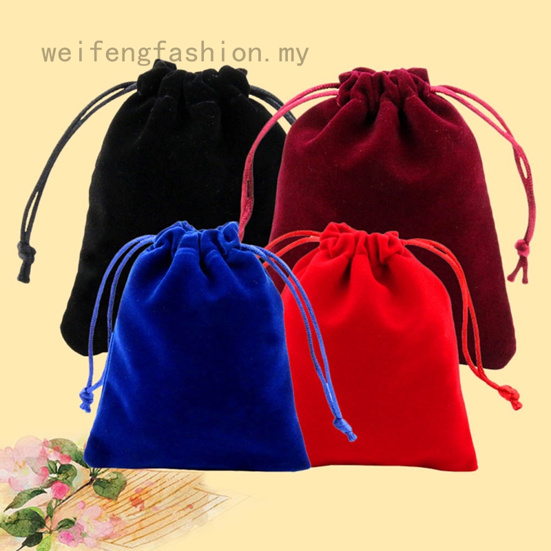 Style Travel Drawstring Velvet Pouch Pendulum Bag Jewellery Gift Ornaments Packaging Bags UK Fashion Accessory - Image 5