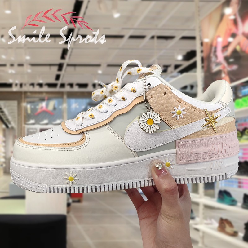 nike air force 1 daisy flower