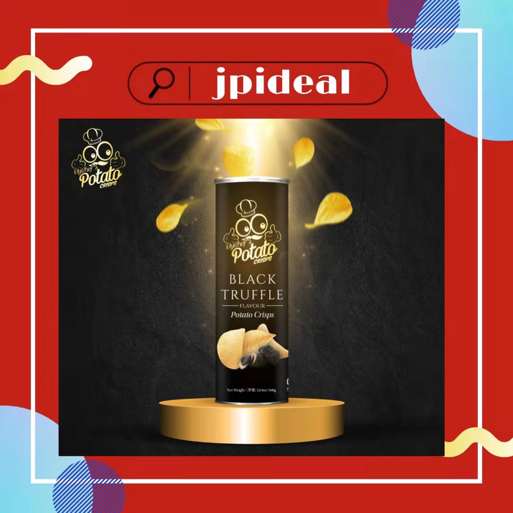 HALAL My Chef Black Truffle Potato Crisps (清真) 黑松露薯片 160g Shopee Malaysia