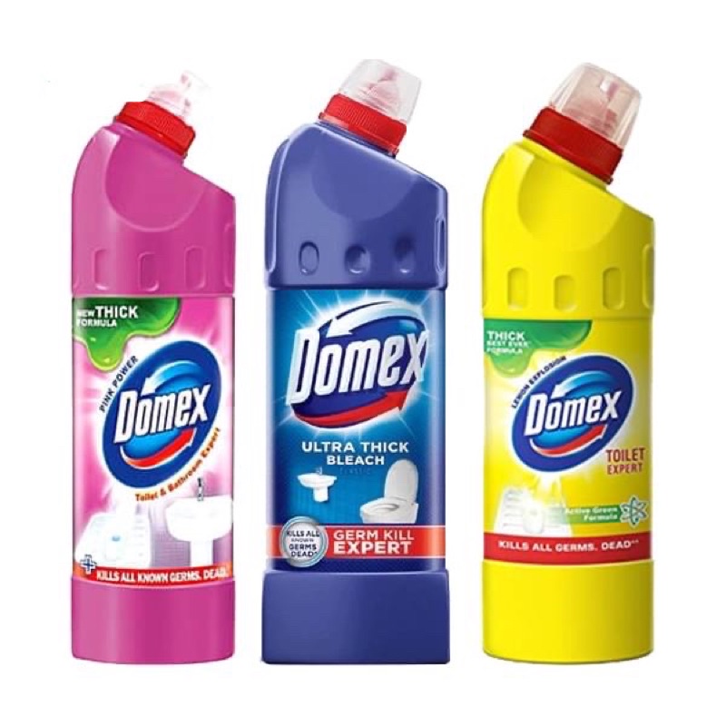 Domex Toilet Pro & Bathroom Cleaner Ultra Thick Bleach 500ml | Shopee ...