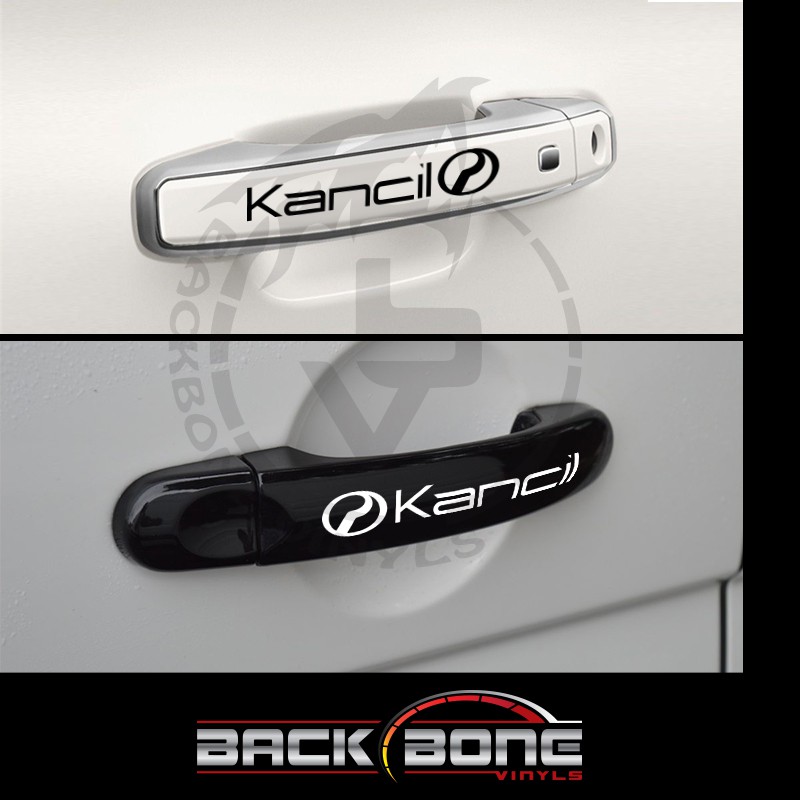 [READY STOCK] 4PCS Perodua KANCIL 1 Car Door Handle Sticker Car Logo