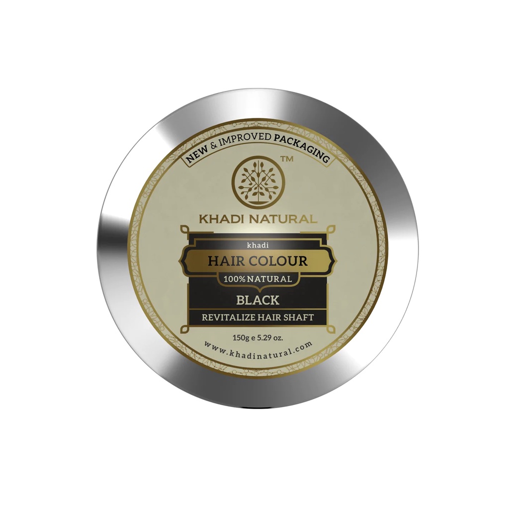 Khadi Herbal Hair Colour Black 150g | Shopee Malaysia