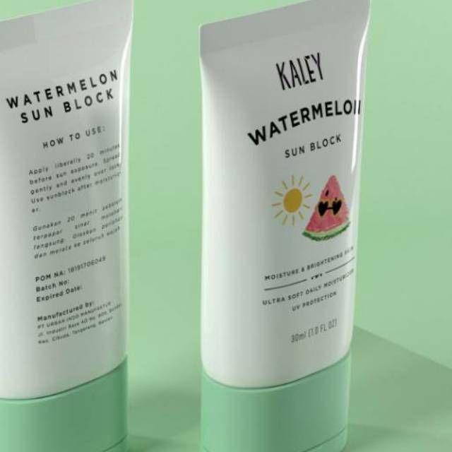 kaley watermelon sunblock