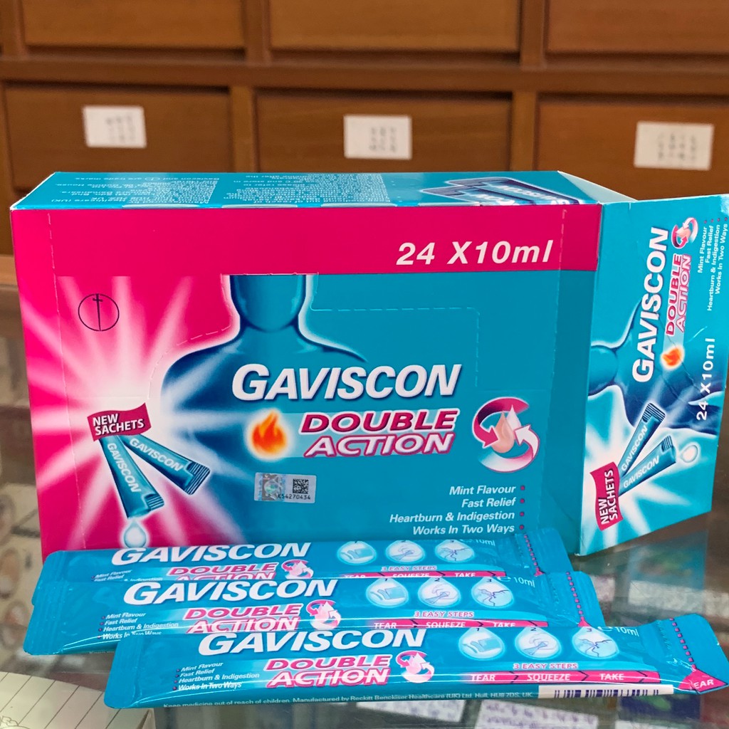 Gaviscon Liquid (double Action)Relief From Heartburn & Acid Indigestion ...