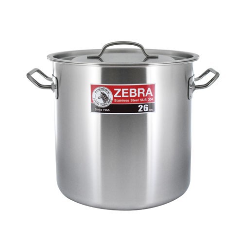 Zebra Stainless Steel 26X26cm Cheffy Stock Pot Z171076 Shopee Malaysia