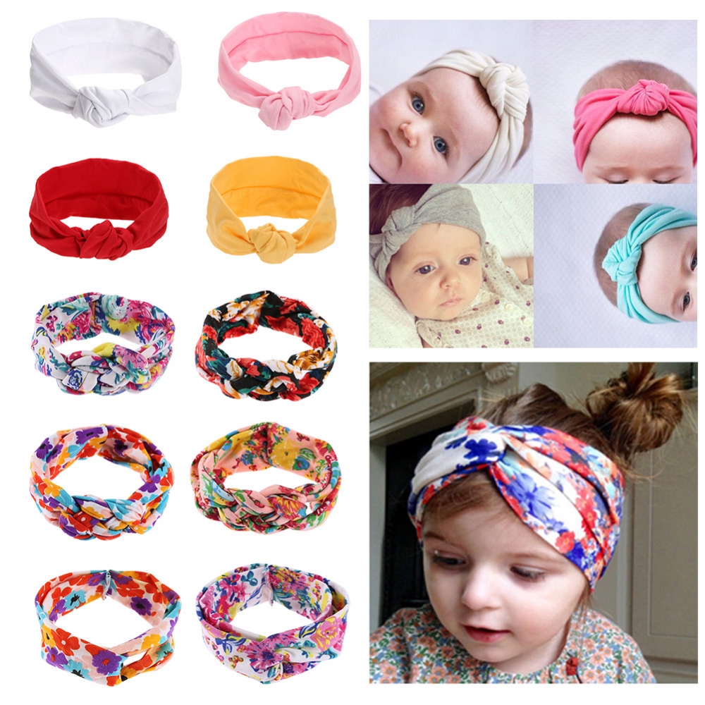 tie knot headband baby
