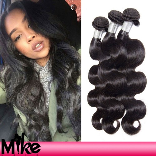 Brazilian Hair Natural Color Body Wave Hair Weave 3pcs Shopee