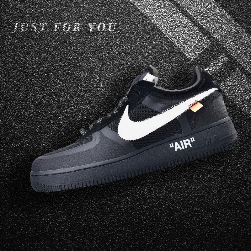 air force black low top