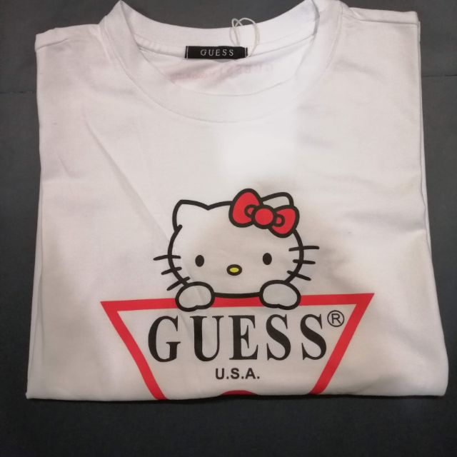 guess hello kitty t shirt