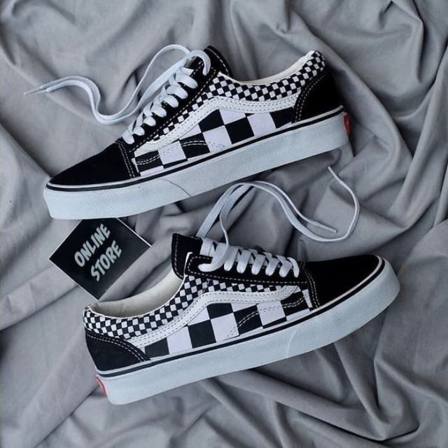 vans old skool mix checkerboard