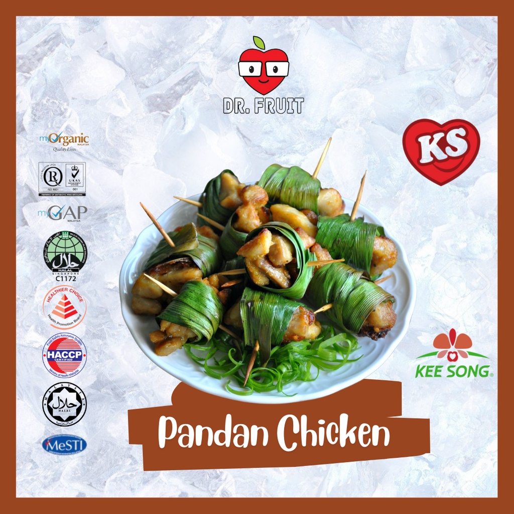 【KEESONG】Pandan Chicken 斑斓鸡 - 10pcs (Halal) | Dr.fruit