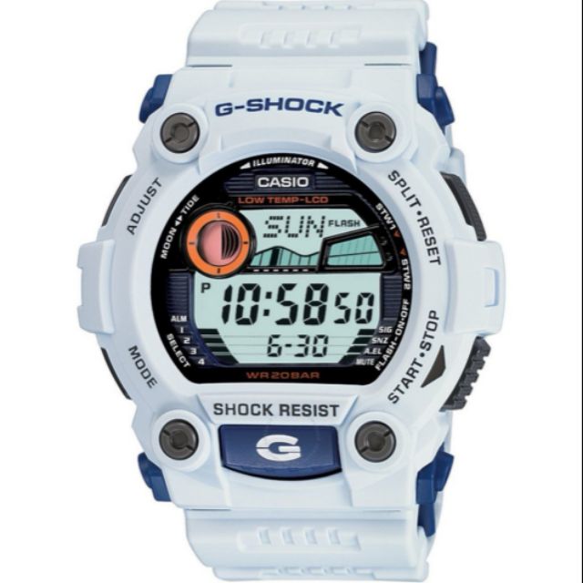 g shock mat moto putih